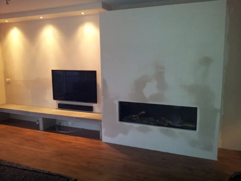 ingebouwde haard project